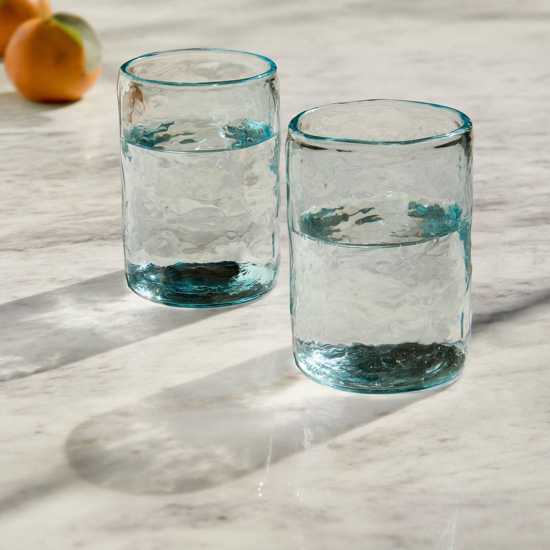 Quoise Glass Tumbler Set of 2 (Cylinderical)
