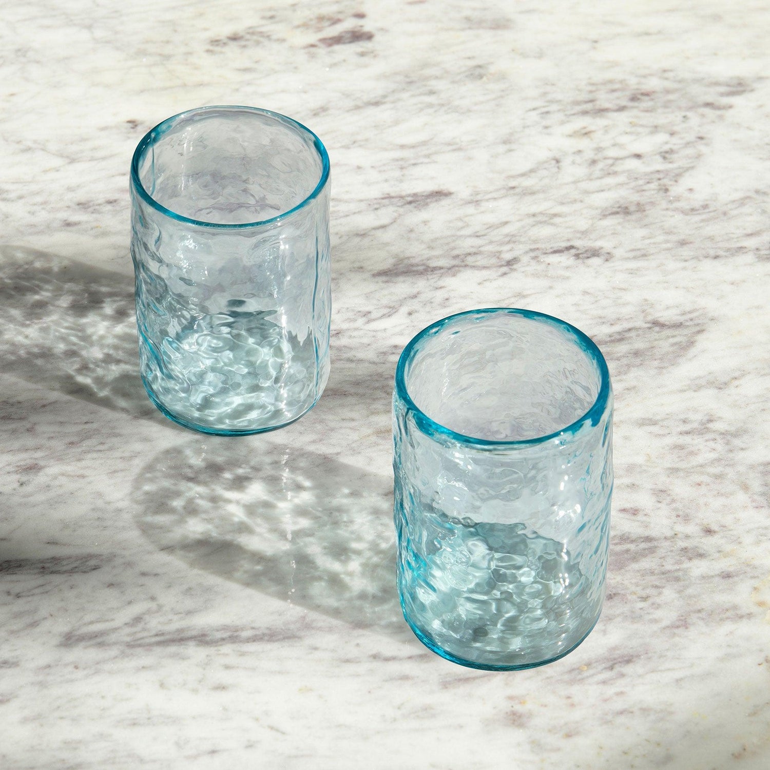 Quoise Glass Tumbler Set of 2 (Cylinderical)