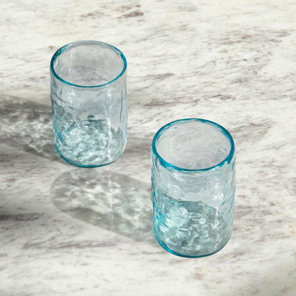 Quoise Glass Tumbler Set of 2 (Cylinderical)