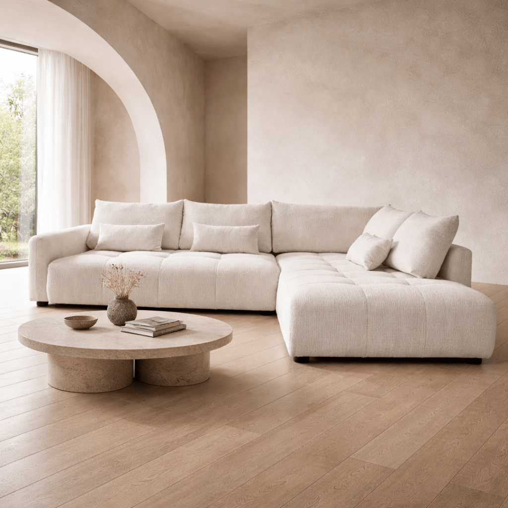 Reemz Beige Sectional