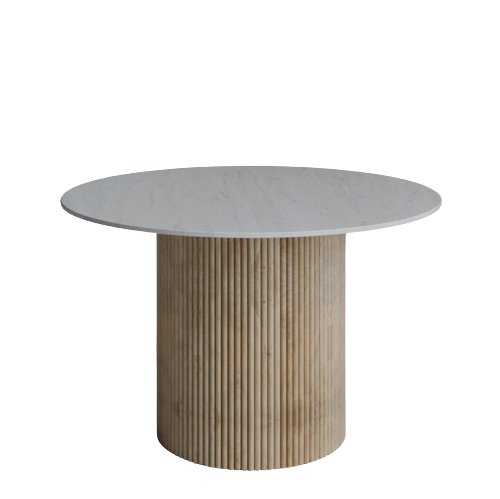 Ribbed Round Dining table