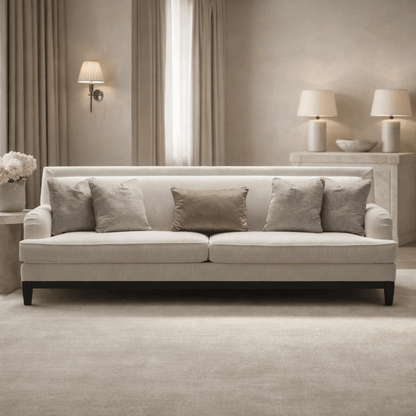 Romanian Key Beige 5 Seater Sofa