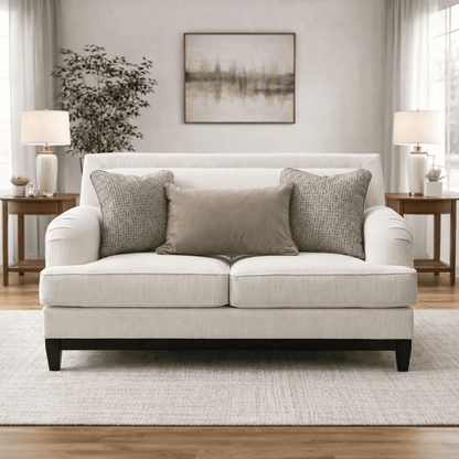 Romanian Key Beige Loveseat