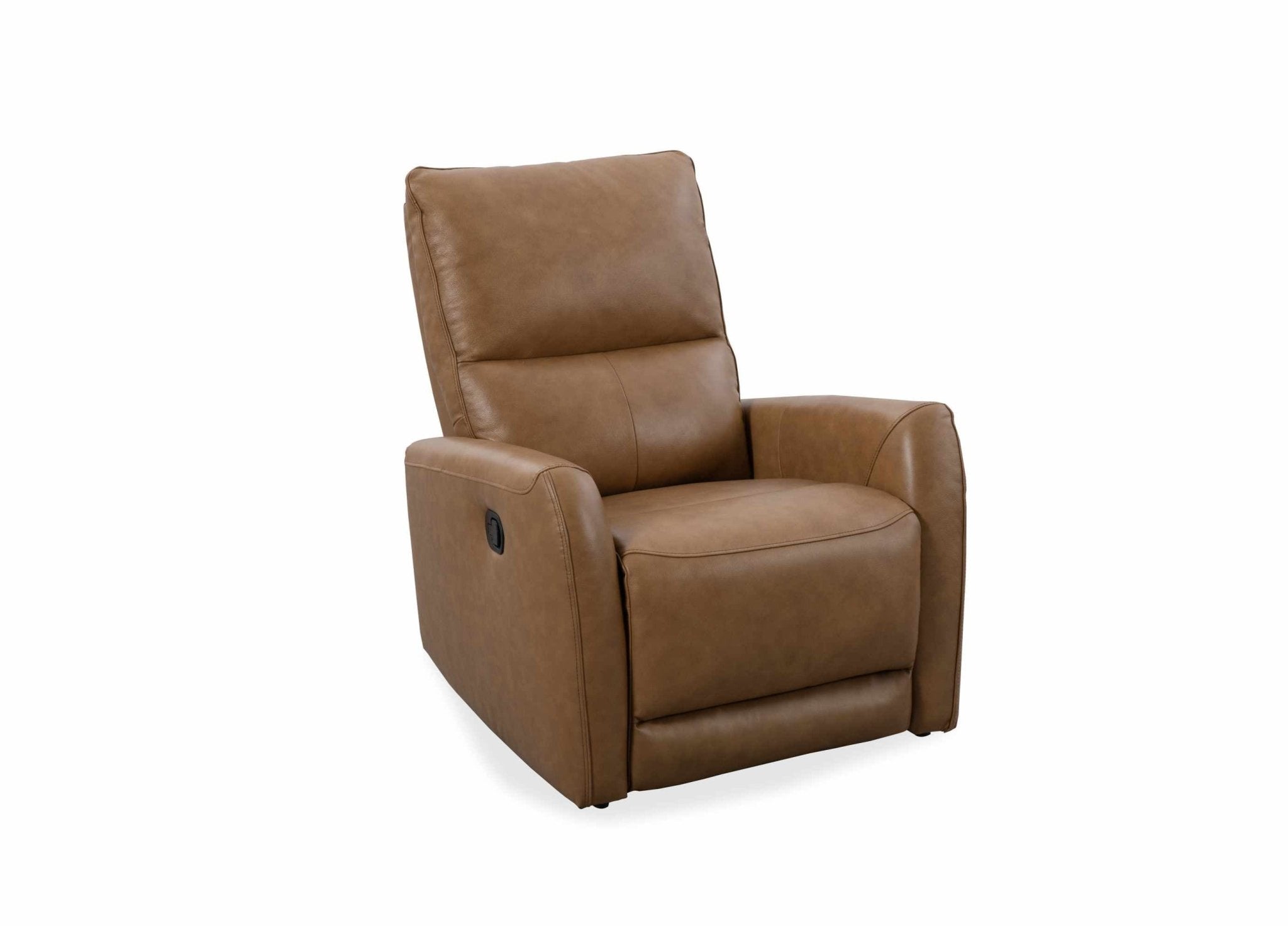 Roots Comfort Brown Leather Manual Recliner