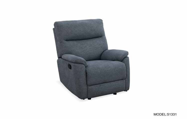 Roots Comfort Charcol Manual Recliner
