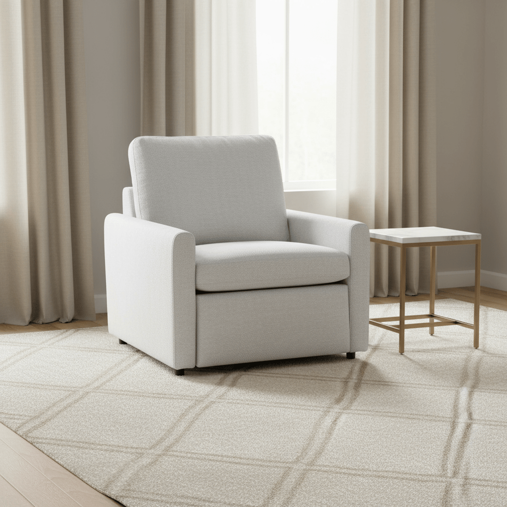 Roots Comfort Grey Power Recliner