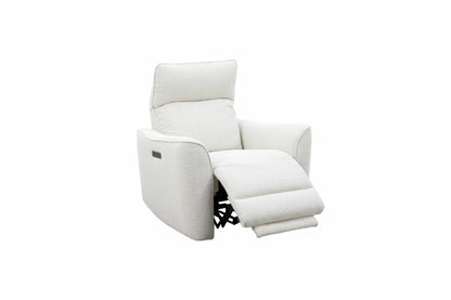Roots Comfort White Power Recliner