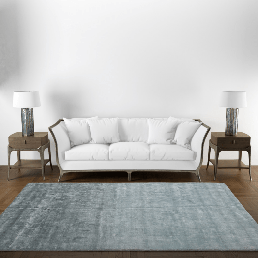 RUDA greenish blue Rug