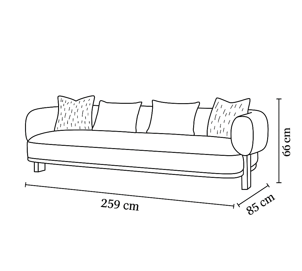 Sahara Sand Leaner Beige XL Sofa