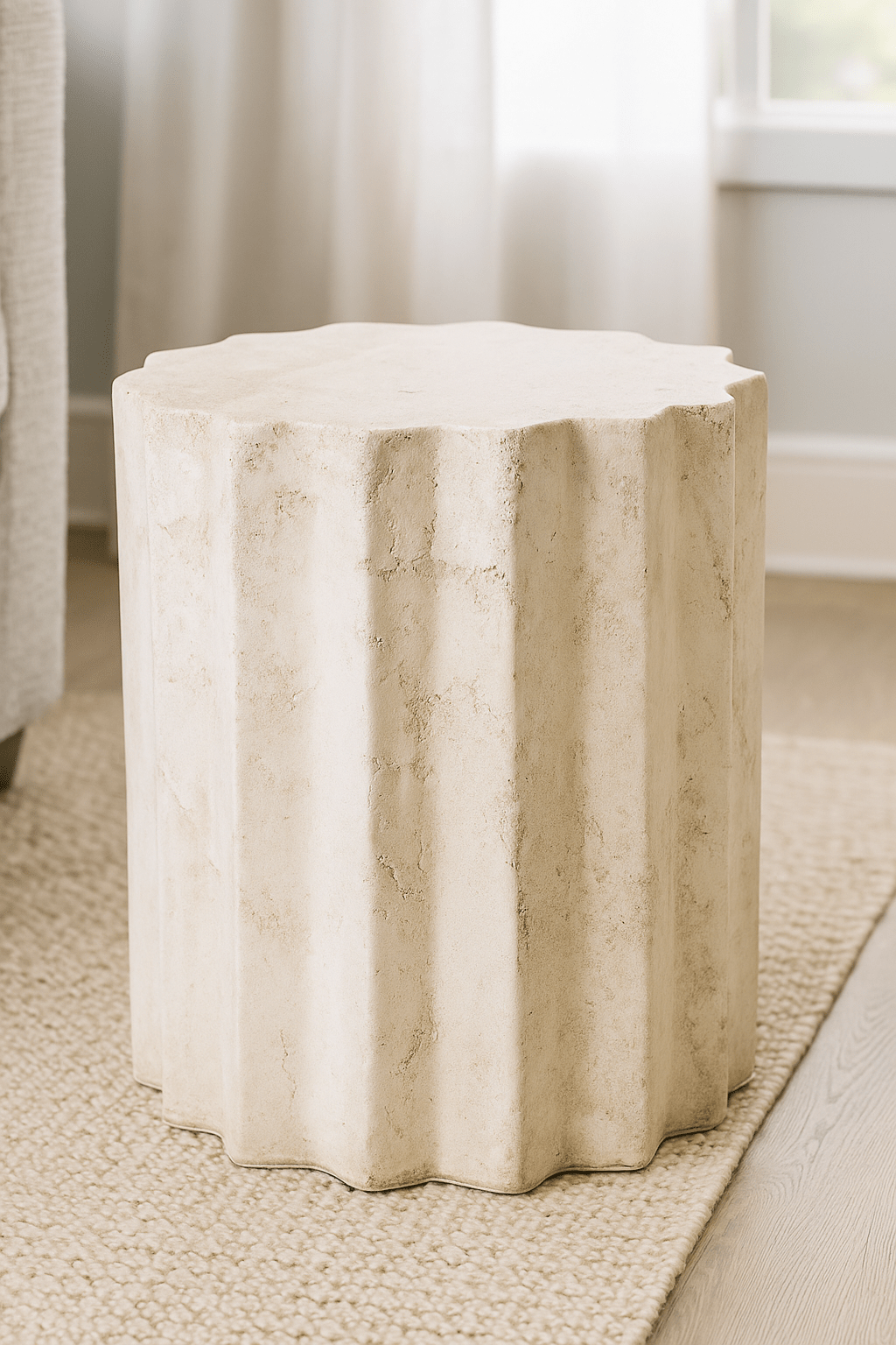 SCALLOP END TABLES