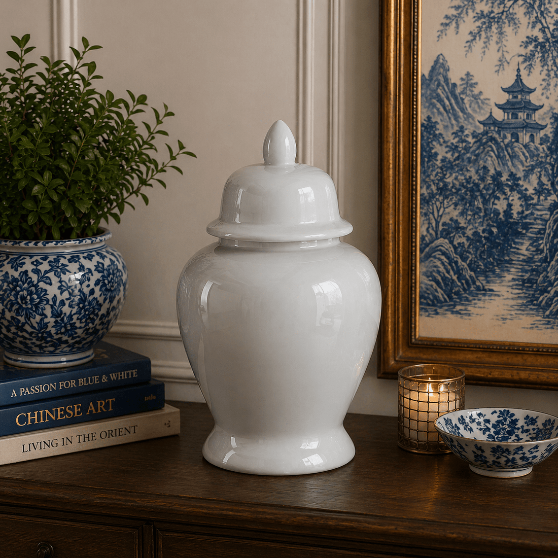 Seaford Ginger Jar,Medium