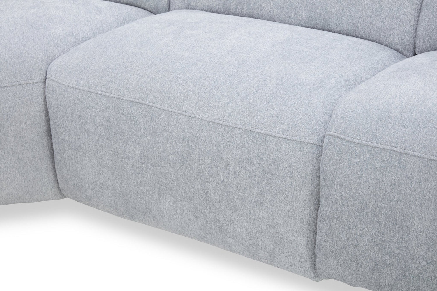 Seequence Gray Reclining Armless Chair