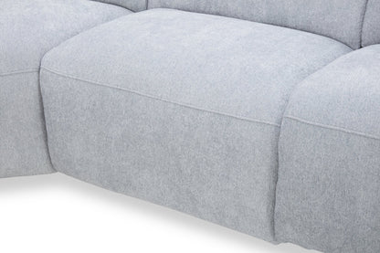 Seequence Gray Reclining Armless Chair