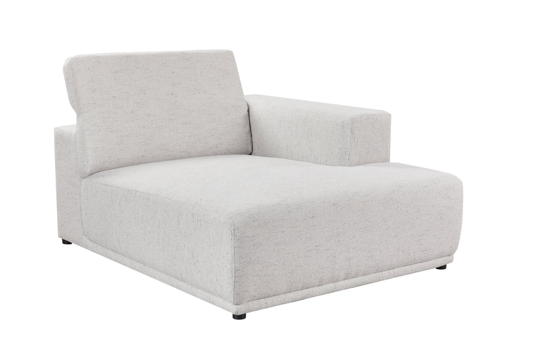Serene light gray Right Chaise (118CM)