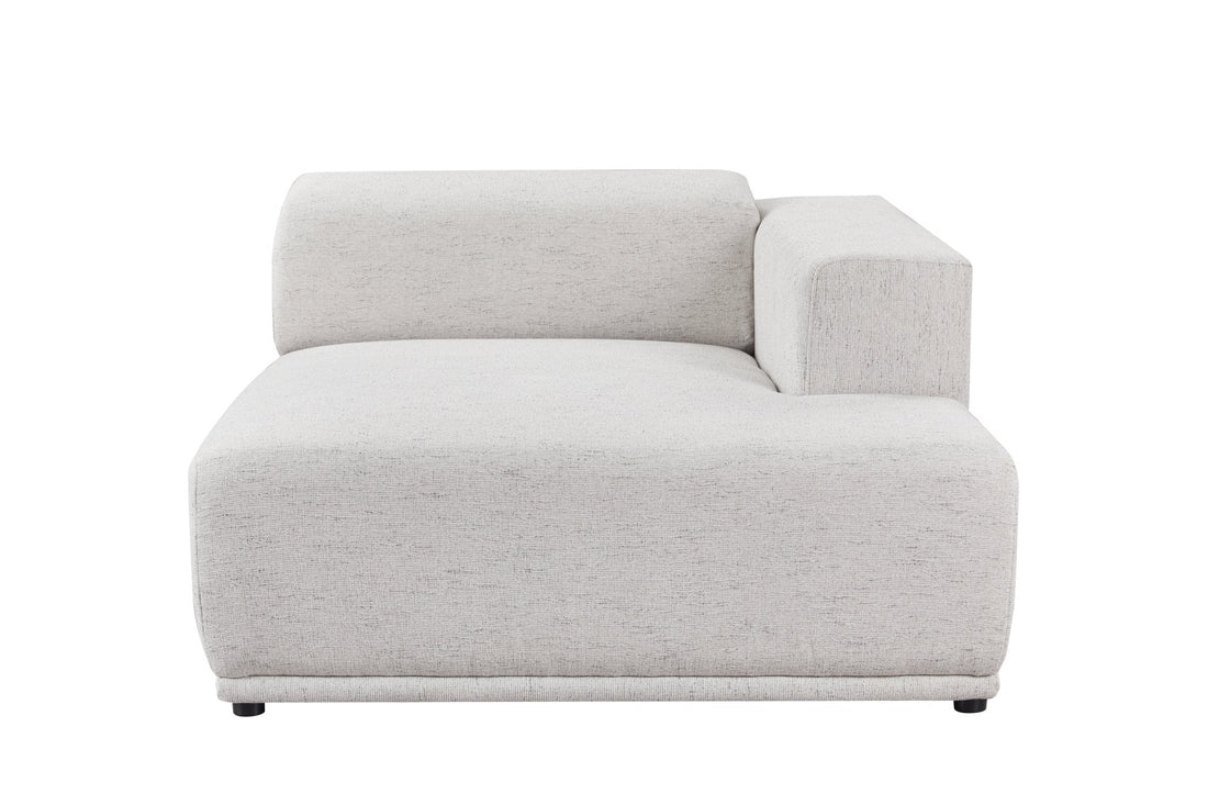 Serene light gray Right Chaise (118CM)