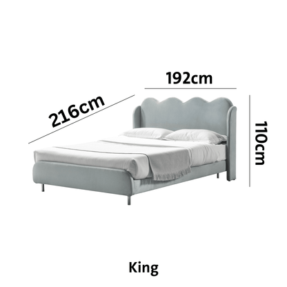 Starlit Sleeper Grey King Bed x W196