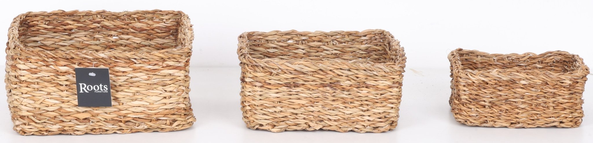 S.G SQUARE BASKET  SET OF 3