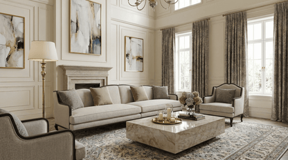Shoug Grey Sofa Set