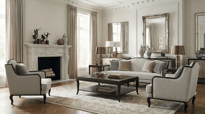 Shoug Grey Sofa Set