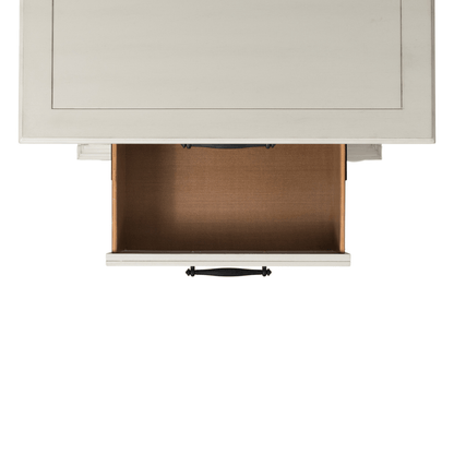 Slater Creamy White Nightstand W/Usb 
