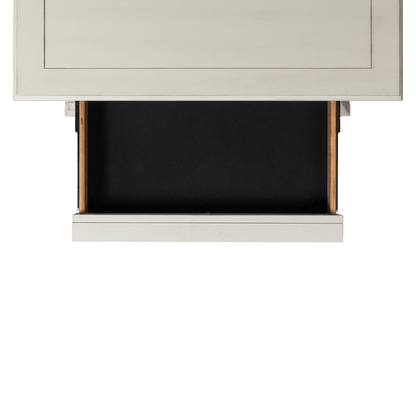 Slater Creamy White Nightstand W/Usb 