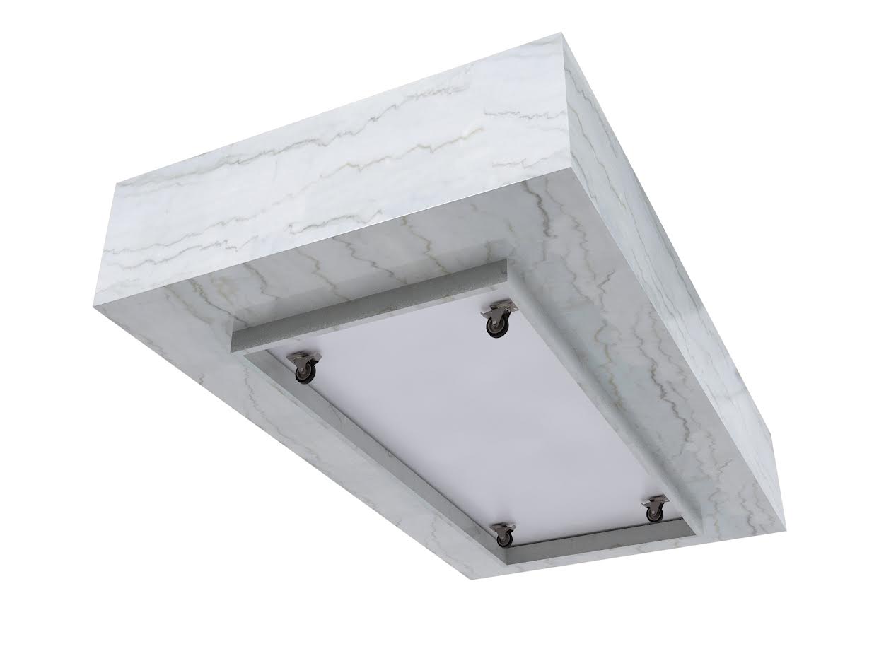 Snowcrest Marble Cocktail Table