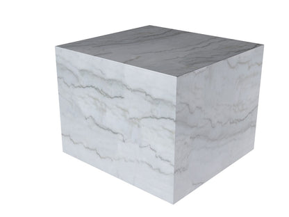 Snowcrest Marble Side Table