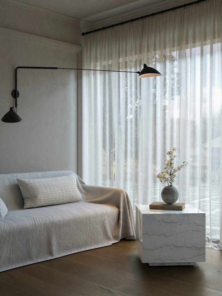 Snowcrest Marble Side Table