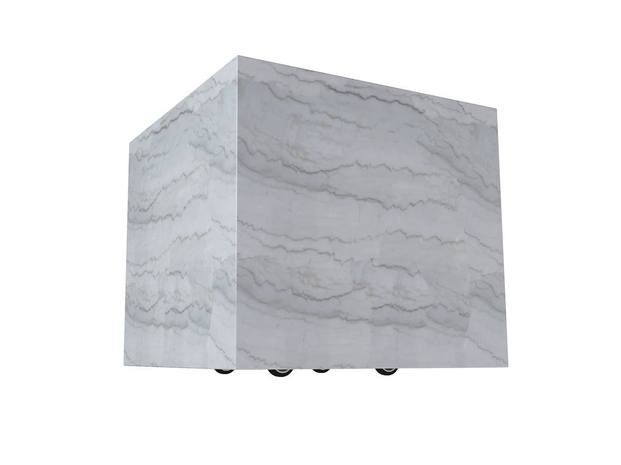 Snowcrest Marble Side Table
