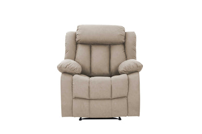 SnugLux Manual Beige Recliner
