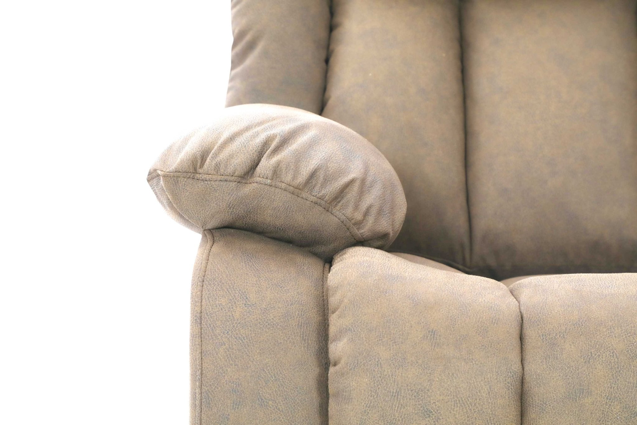 SnugLux Manual Beige Recliner