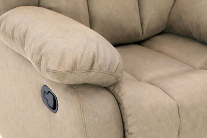 SnugLux Manual Beige Recliner