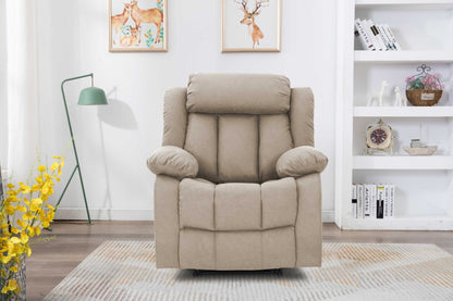 SnugLux Manual Beige Recliner