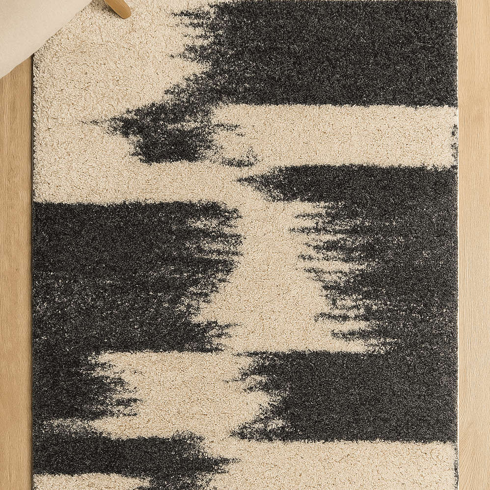 Soesede Beige and Black Rug