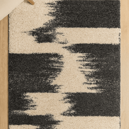 Soesede Beige and Black Rug