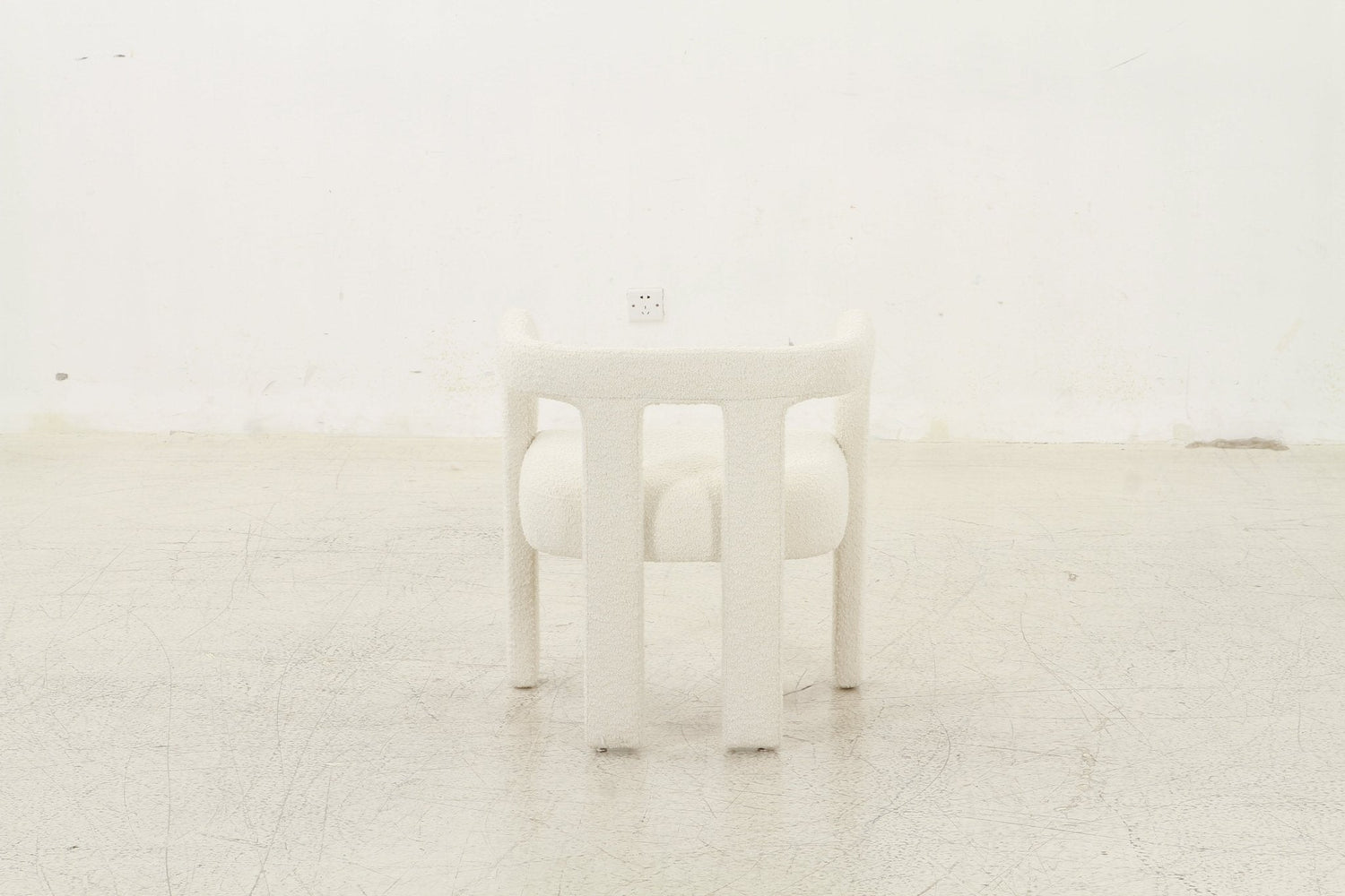 Spartacus Cream Boucle Dining Chair