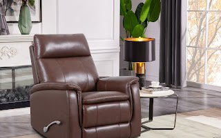 Spinova Brown Swivel Glider Recliner