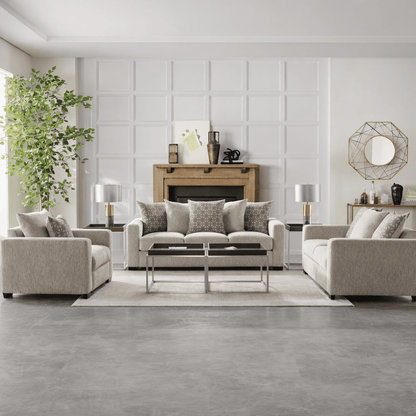 Stars Beige Loveseat