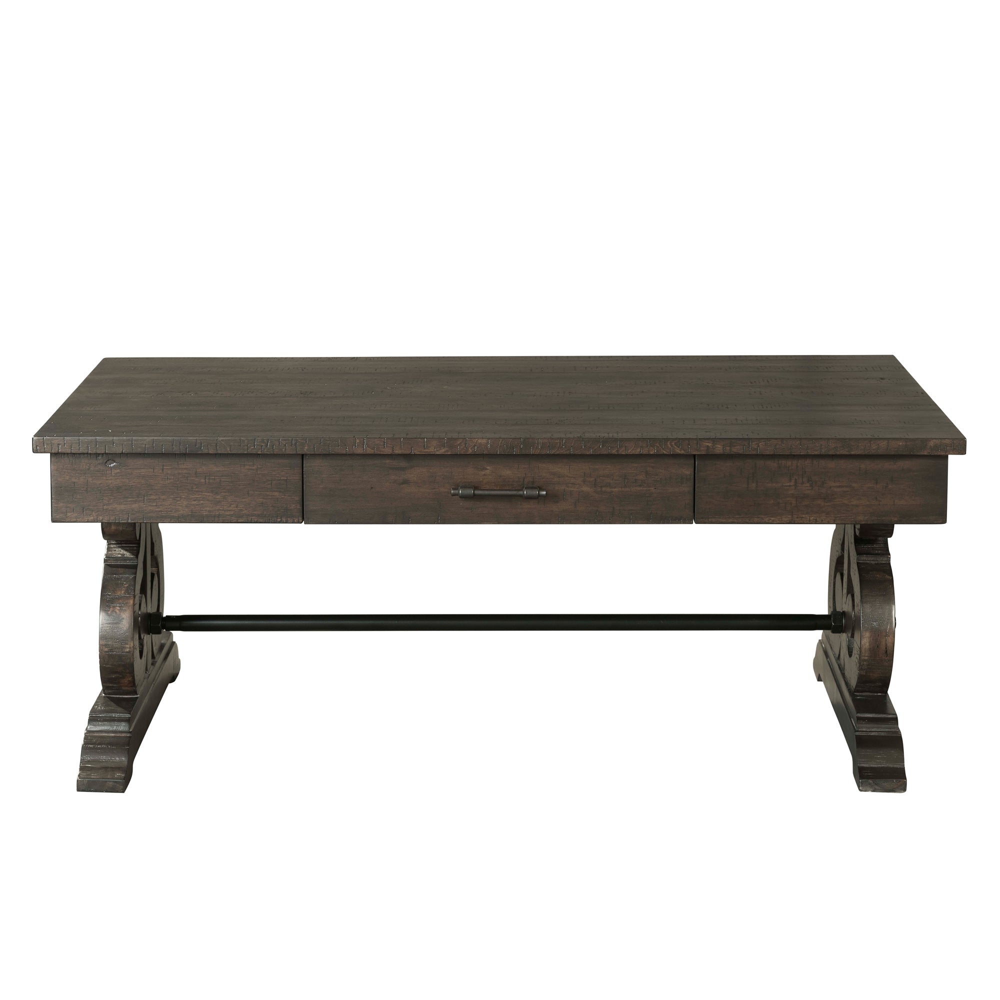Stone Occasional Coffee Table With Pu Base