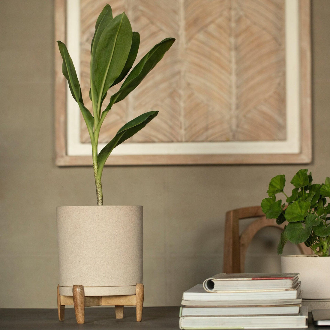 Ljo Ceramic Planter with Stand