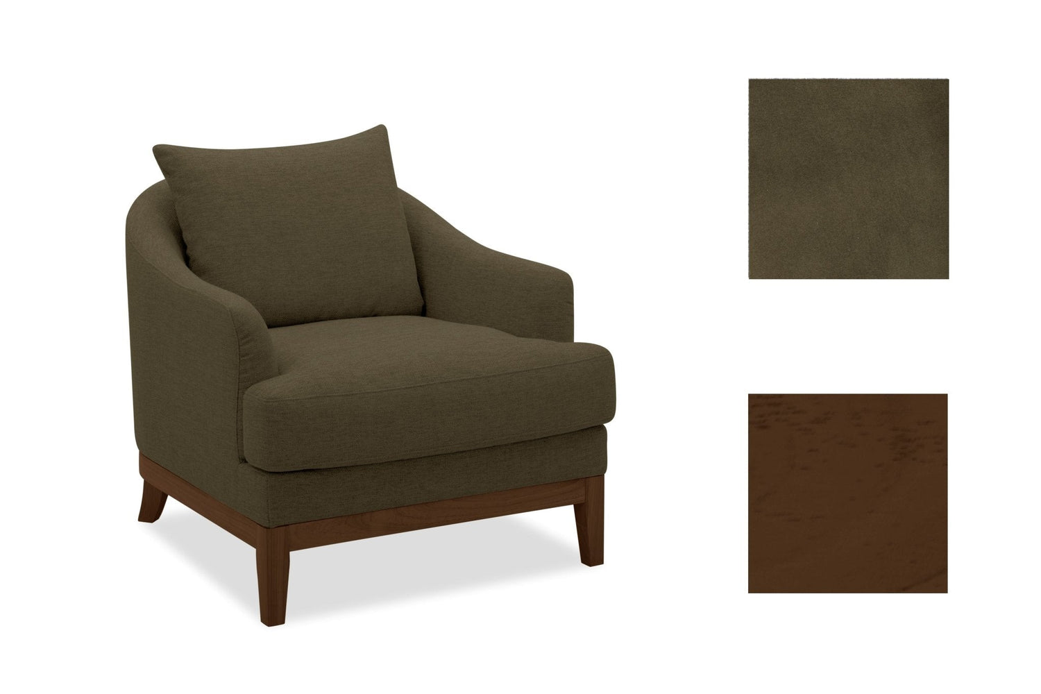 Sydney  Olive Accent chair