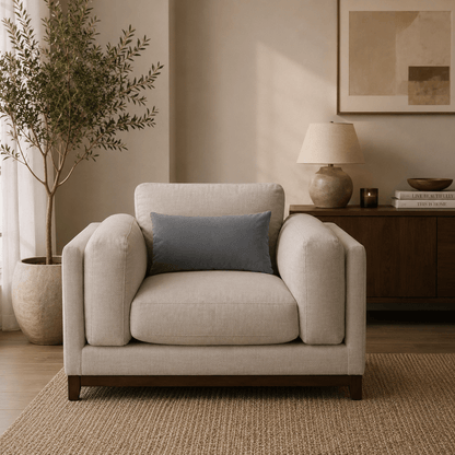 Sydney Warm Grey Chair 129 cm