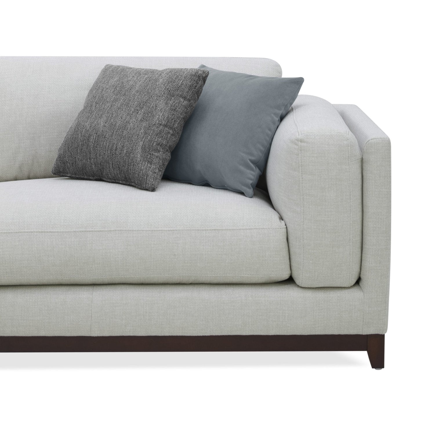 Sydney Warm Grey Sofa 270 cm
