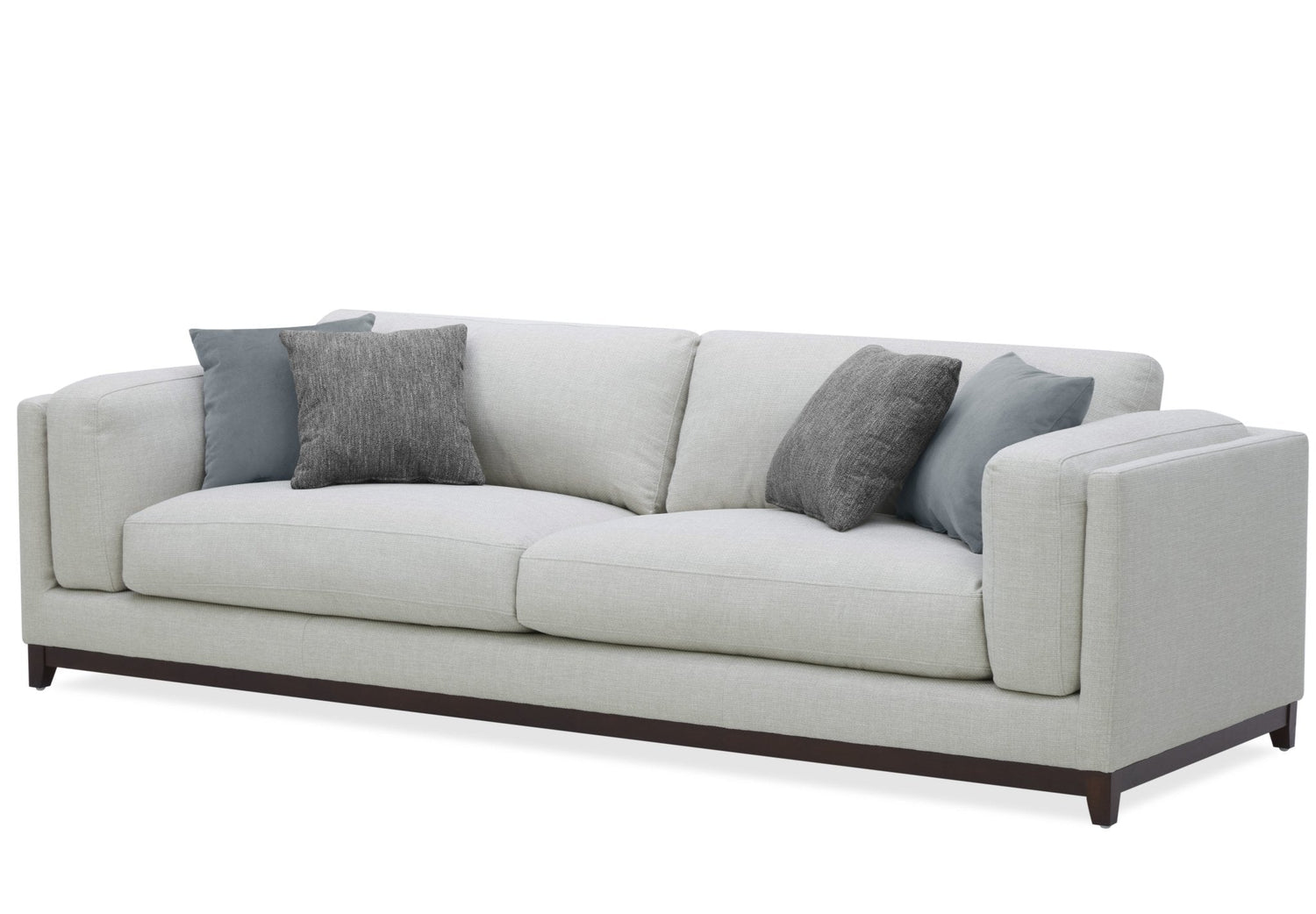 Sydney Warm Grey Sofa 270 cm