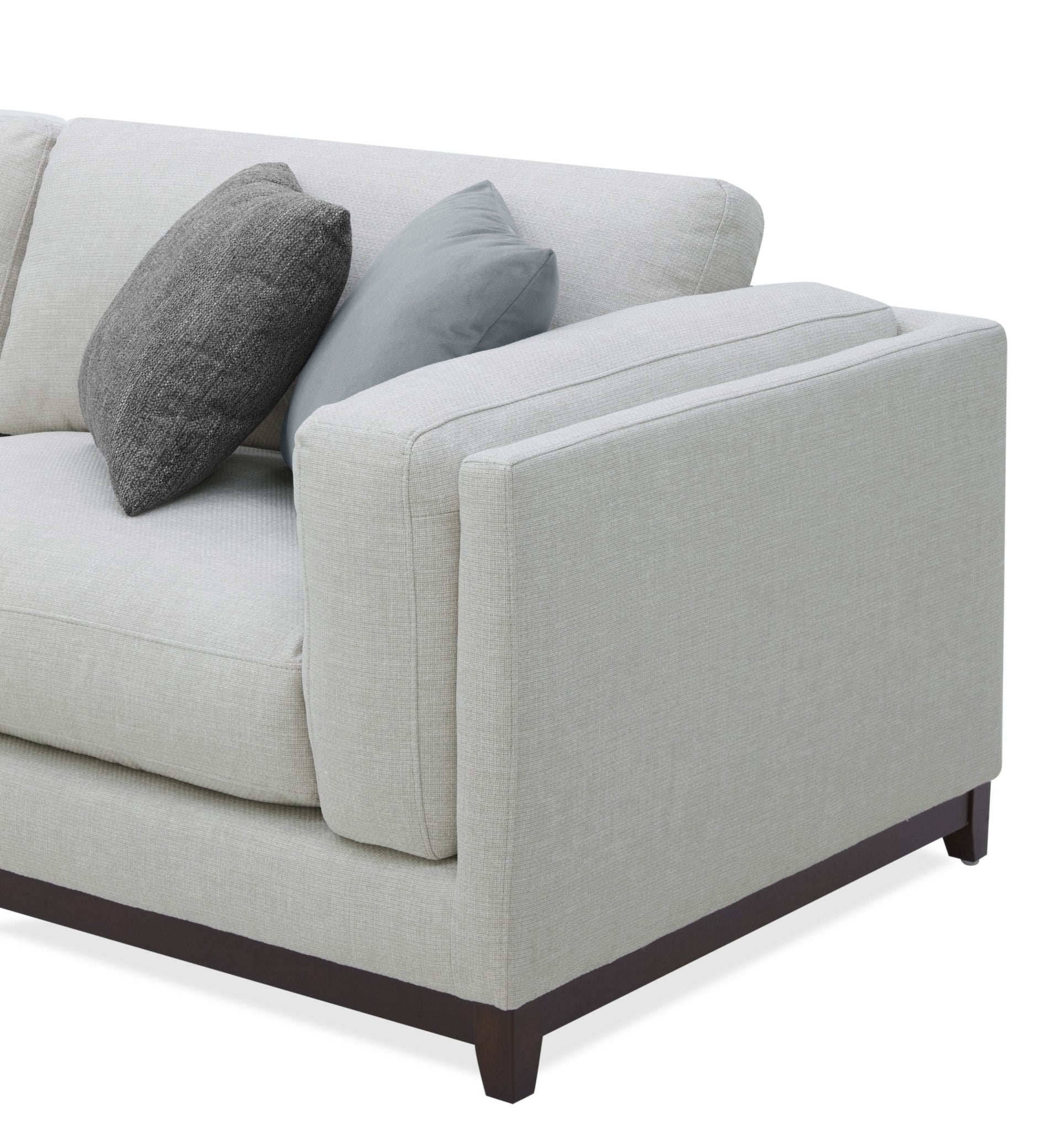 Sydney Warm Grey Sofa 270 cm