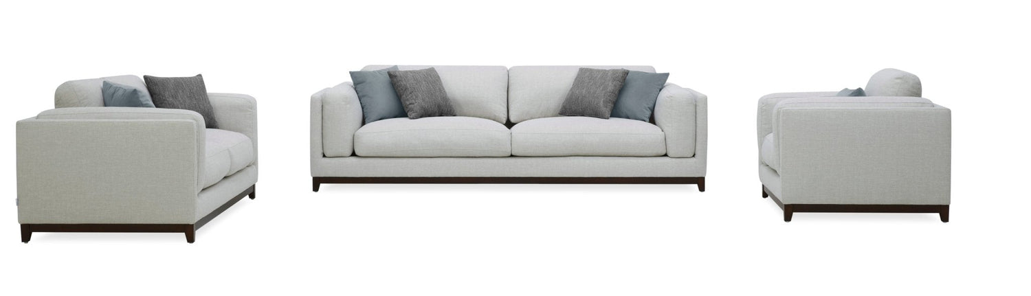 Sydney Warm Grey Sofa Set