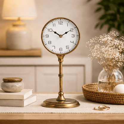 Table Clock,Gold