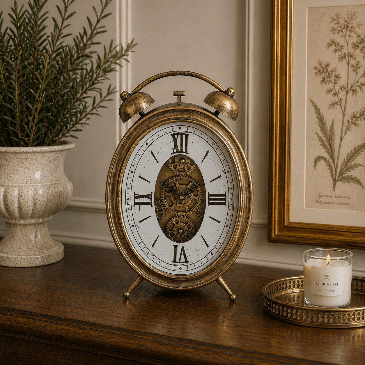 Table Gear Clock