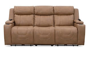 Terra Tan PWR Sofa Recliner