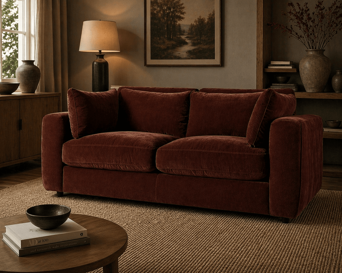 Terrona Rust Loveseat